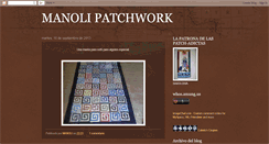 Desktop Screenshot of manoli-patchwork.blogspot.com