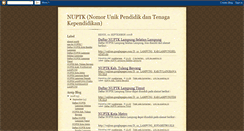 Desktop Screenshot of nuptk-indonesia.blogspot.com