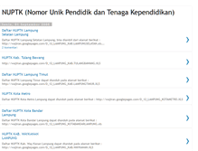 Tablet Screenshot of nuptk-indonesia.blogspot.com