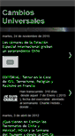 Mobile Screenshot of cambiosuniversales.blogspot.com