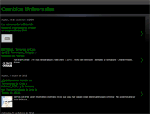 Tablet Screenshot of cambiosuniversales.blogspot.com