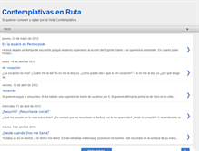 Tablet Screenshot of contemplativasenruta.blogspot.com