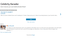 Tablet Screenshot of celebritykaraoke.blogspot.com