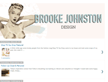 Tablet Screenshot of brookejohnstondesign.blogspot.com