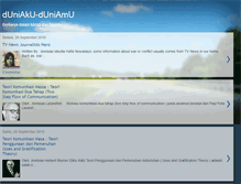 Tablet Screenshot of duniaku--duniamu.blogspot.com