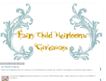 Tablet Screenshot of fairychildheirlooms.blogspot.com