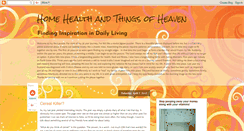 Desktop Screenshot of homehealthandheaven.blogspot.com