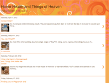 Tablet Screenshot of homehealthandheaven.blogspot.com