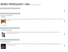 Tablet Screenshot of boxeovenezolano.blogspot.com
