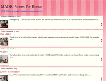 Tablet Screenshot of piecesforreese.blogspot.com