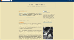 Desktop Screenshot of introvertedgirl.blogspot.com