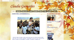 Desktop Screenshot of claudiaguimaraes.blogspot.com