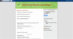 Desktop Screenshot of portalnarutochronicles.blogspot.com