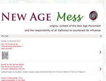 Tablet Screenshot of newagemess.blogspot.com