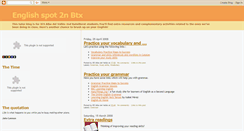 Desktop Screenshot of englishspotalba.blogspot.com