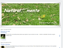 Tablet Screenshot of natural-mente-naturalmente.blogspot.com