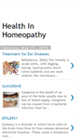 Mobile Screenshot of healthinhomeopathy.blogspot.com