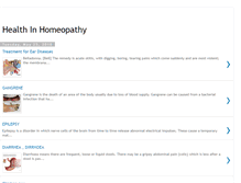 Tablet Screenshot of healthinhomeopathy.blogspot.com