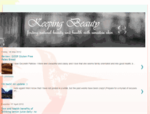 Tablet Screenshot of keepingbeauty.blogspot.com