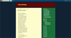 Desktop Screenshot of glennphillips.blogspot.com