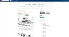 Desktop Screenshot of 30dayheartsmart.blogspot.com