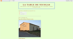 Desktop Screenshot of latabledenicolas.blogspot.com