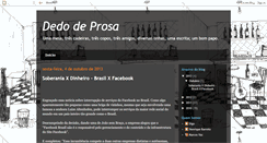 Desktop Screenshot of dedo-deprosa.blogspot.com