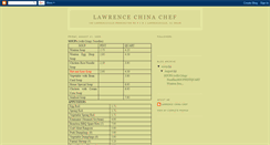 Desktop Screenshot of lawrencechinachef.blogspot.com