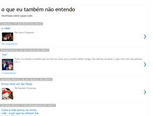 Tablet Screenshot of oque-eutambemnaoentendo.blogspot.com