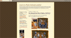 Desktop Screenshot of learn-to-paint-wildlife.blogspot.com