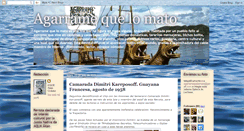 Desktop Screenshot of agarramequelomato.blogspot.com