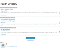Tablet Screenshot of healthdirectorymoz.blogspot.com