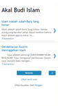 Mobile Screenshot of akalbudiislam.blogspot.com