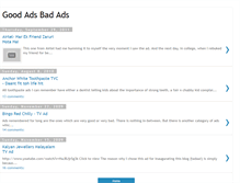 Tablet Screenshot of goodads-badads.blogspot.com