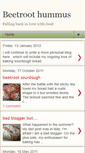 Mobile Screenshot of beetroothummus.blogspot.com