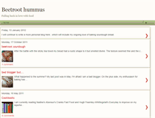 Tablet Screenshot of beetroothummus.blogspot.com