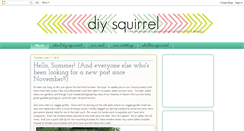 Desktop Screenshot of diysquirrel.blogspot.com