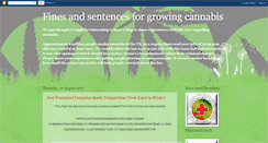 Desktop Screenshot of finesandsentencesforgrowingcannabis.blogspot.com