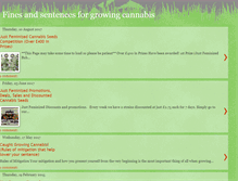 Tablet Screenshot of finesandsentencesforgrowingcannabis.blogspot.com
