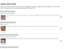 Tablet Screenshot of clothandmind.blogspot.com