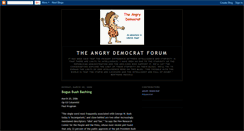 Desktop Screenshot of angrydemocratforum.blogspot.com