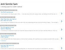 Tablet Screenshot of anti-semite-sam.blogspot.com