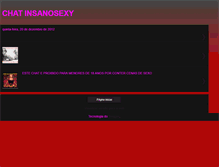 Tablet Screenshot of insanochat.blogspot.com