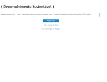 Tablet Screenshot of d-sustentavel.blogspot.com