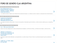 Tablet Screenshot of forodegeneroclaiar.blogspot.com