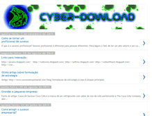 Tablet Screenshot of cyber-dowload.blogspot.com