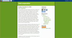 Desktop Screenshot of intelcorporation4uinfo.blogspot.com