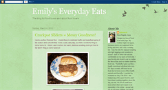 Desktop Screenshot of emilyeverydayeats.blogspot.com