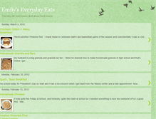 Tablet Screenshot of emilyeverydayeats.blogspot.com