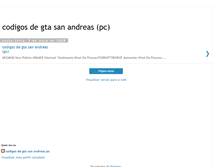 Tablet Screenshot of codigosdegtasanandreaspc.blogspot.com